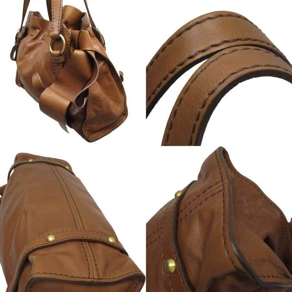 Miu Miu brown classic gold leather bag shoulder favorite